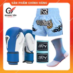 Combo Võ Thuật Cơ Bản – Găng Boxing BN 8.0 + Quần Muay + Băng Đa + Tất bảo vệ khớp cổ chân — ảnh 5