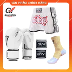 Combo Võ Thuật Cơ Bản – Găng Boxing BN 8.0 + Quần Muay + Băng Đa + Tất bảo vệ khớp cổ chân — ảnh 4