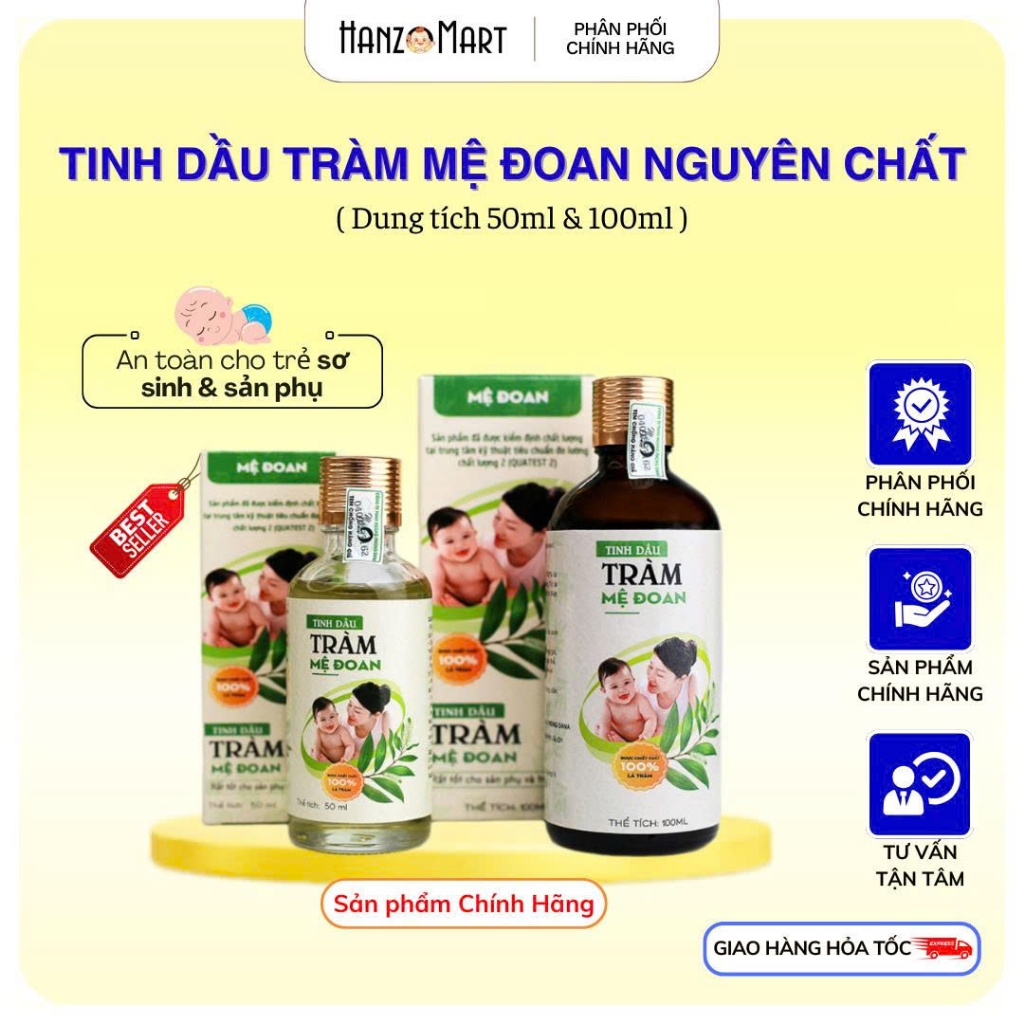 Tinh dầu tràm mệ Đoan nguyên chất 50ml
