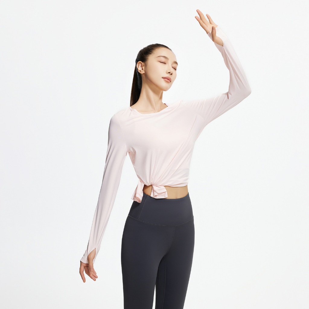MOXY SPORTSWEAR Áo Tập Yoga Gym Nữ Dài Tay Xẻ Tà – Vải Siêu Nhẹ, Co Giãn 4 Chiều, Thoáng Mát, Phù Hợp Tập Luyện | BigBuy360 - bigbuy360.vn