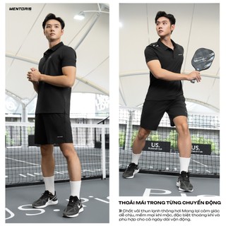 COMBO 2 Quần Short Thể Thao Nam MENTORIS, Vải Thun Lạnh Thông Hơi, Thoáng Mát, Siêu Co Giãn CB2MSR02