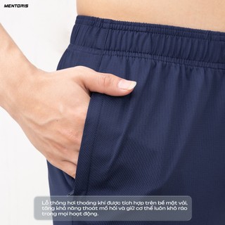 COMBO 2 Quần Short Thể Thao Nam MENTORIS, Vải Thun Lạnh Thông Hơi, Thoáng Mát, Siêu Co Giãn CB2MSR02