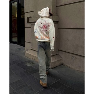 Áo hoodie SKELETON CURSE chính hãng Mikenco Kem Thêu In | TẶNG TÚI GIẤY |