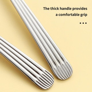 Thìa cơm inox vân dọc [700], muỗng inox 304 cán ngắn 16cm O700