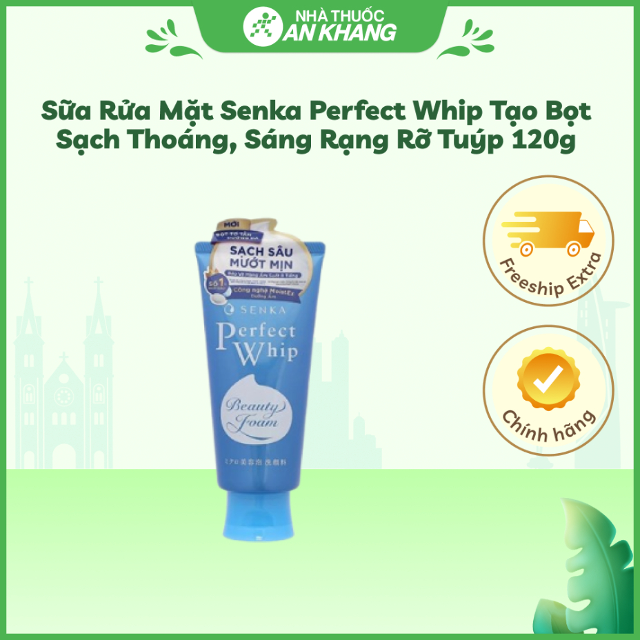 Sữa Rửa Mặt Tạo Bọt Senka Perfect Whip U 120g