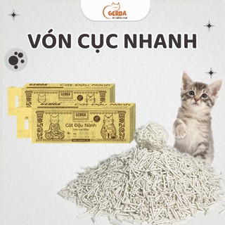 (combo 3 túi cát đậu nành 6L) - không mùi . cát sinh học vệ sinh cho mèo .vón cục và khử mùi an toàn