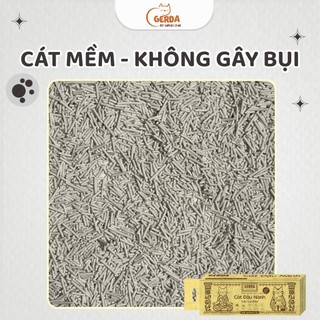 (combo 3 túi cát đậu nành 6L) - không mùi . cát sinh học vệ sinh cho mèo .vón cục và khử mùi an toàn