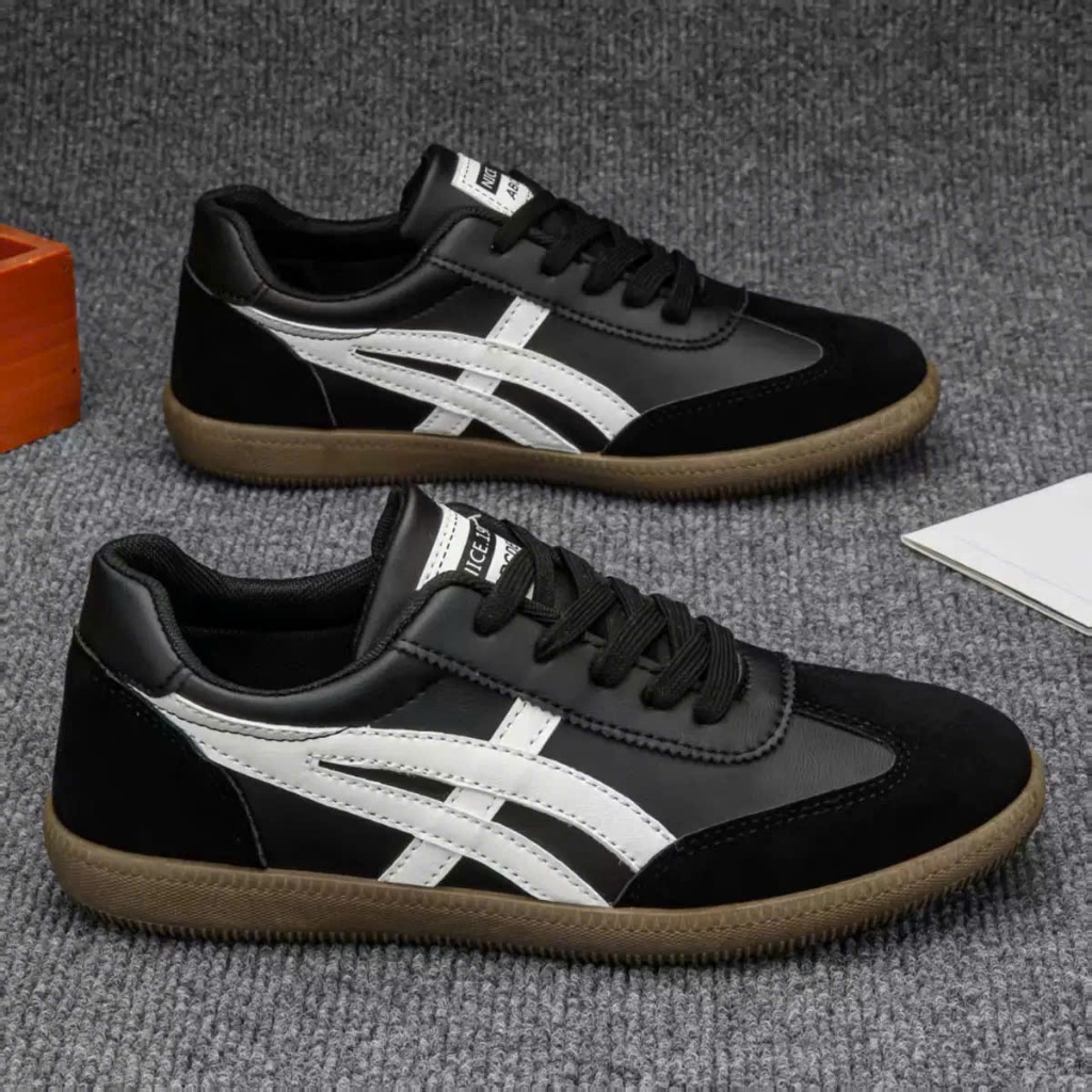 Giày Thể Thao Nam GA-52 Sườn Kẻ Uốn Giày Sneaker Nam Kiểu Dáng Thời Trang
