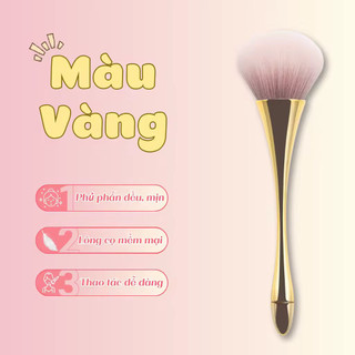 Cọ đánh phấn trang điểm cỡ lớn,lông mềm,lông mịn lớn,độ bóng cao,cọ đánh phấn má hồng đa năng