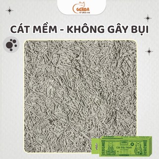 ( Combo 3 túi 6L) cát đậu nành hương hoa nhài . cát sinh học khử mùi cực tốt ,vệ sinh an toàn.