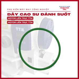 DÂY CURO ĐÁNH SUỐT MOTO LIỀN TRỤC MÁY MAY CÔNG NGHIỆP