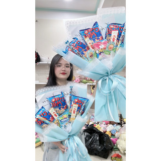 [ Top 1 ] Bó hoa kẹo ăn được quà tặng thiết thực cho các dịp lễ, dành tặng người thân yêu