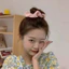 Dây buộc tóc vải scrunchies bóng ánh nhũ nữ tính đáng yêu Chồi accessories - K029