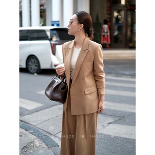 Set 3 chi tiết lẻ Blazer + Chân váy + Quần suông HAGOO phong cách thanh lịch [B8075-CV8075-Q737]