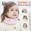 Khăn cổ cho bé Cao cấp Chất liệu COTTON A mềm nhẹ không kích ứng da và giữ ấm cổ