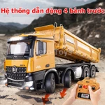 Xe ben điều khiển từ xa Huina 1536 cao cấp 4 chân kèm pin sạc, khả năng tải 15kg có đèn và âm thanh, xe tải điều khiển — ảnh 3