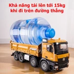 Xe ben điều khiển từ xa Huina 1536 cao cấp 4 chân kèm pin sạc, khả năng tải 15kg có đèn và âm thanh, xe tải điều khiển — ảnh 8
