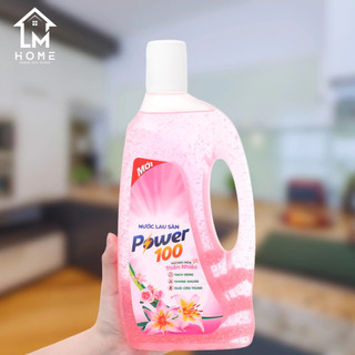Nước lau sàn POWER100 Tinh dầu Hoa Thiên Nhiên