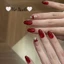 Nail Box Thiết Kế Móng Úp, Mong Giả Thạch Đỏ Rịu Phối Mắt Mèo Mẫu Tết và Noel M33