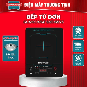 BẾP TỪ SUNHOUSE CAO CẤP SHD6873 2200w tặng kèm nồi lẩu_ hàng chính hãng bao lỗi 1 đổi 1