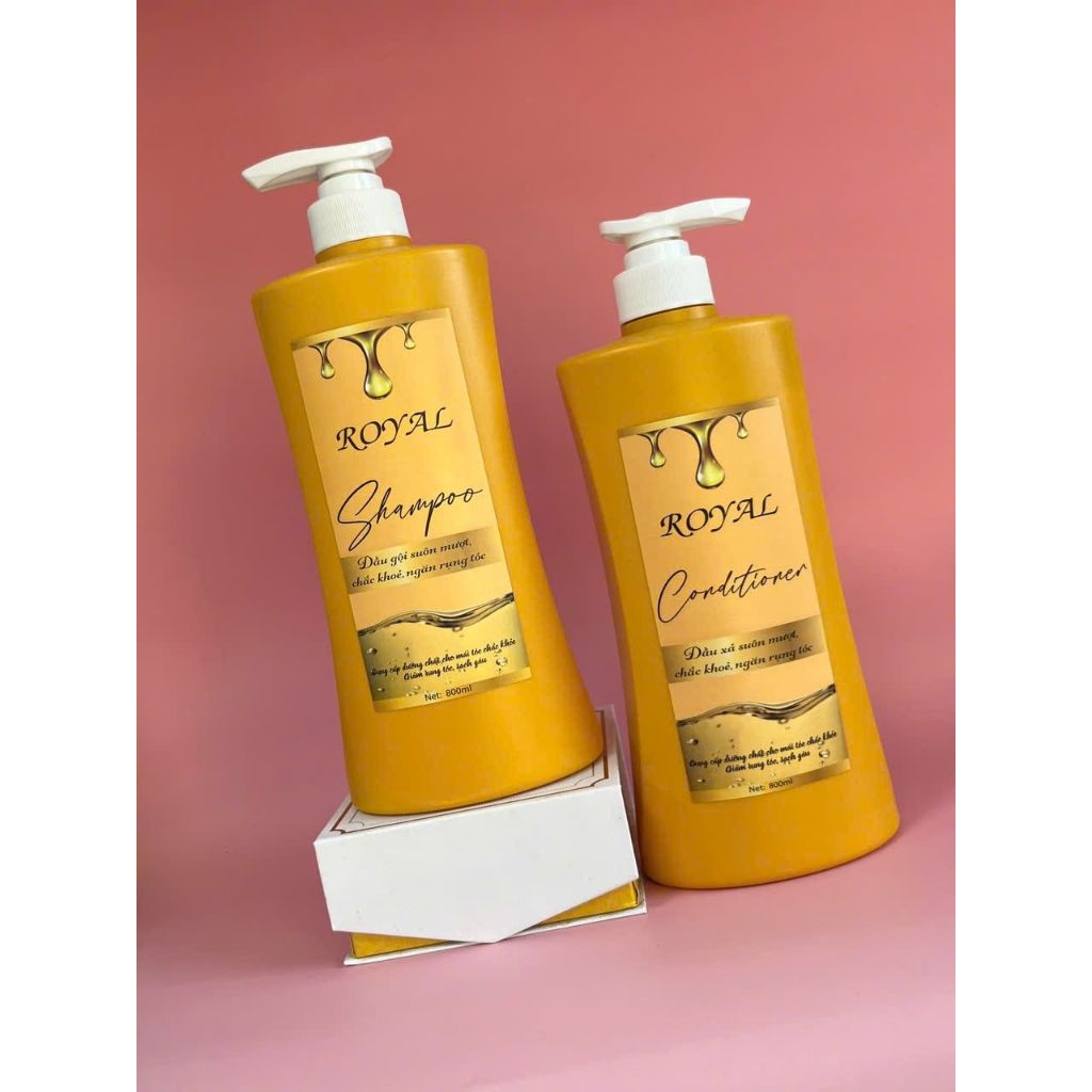 Dầu gội Royal Vàng suôn mượt 1400ml