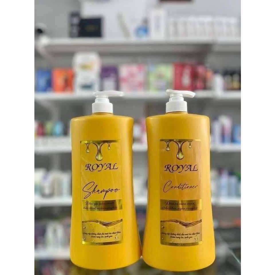 Dầu gội Royal Vàng suôn mượt 1400ml
