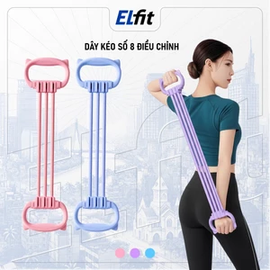 Dây Tập Kháng Lực Số 8 Tai Mèo - 15-90lbs - Dành Cho Văn Phòng, Nội Trợ - DayKeoTaiMeo