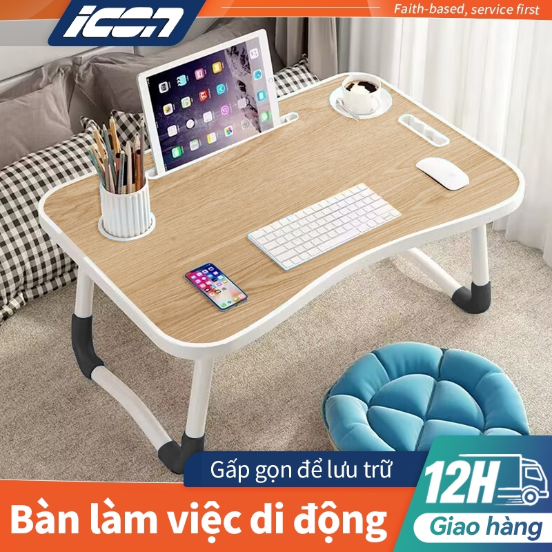 ICON bàn học gấp gọn ,bàn học cho bé, bàn gấp gọn,bàn máy tính, Bàn gấp mini 60x40x28