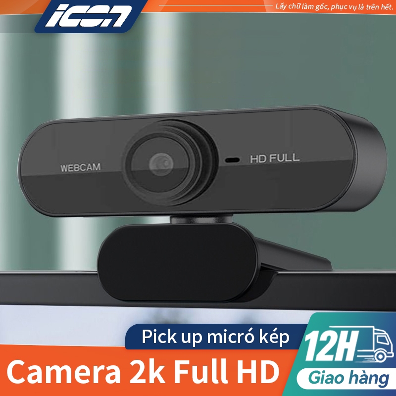 ICON Webcam máy tính có mic-1080P, Windows XP/10/11, Mac OS, Linux，Webcam máy tính chuyên dụng cho Livestream