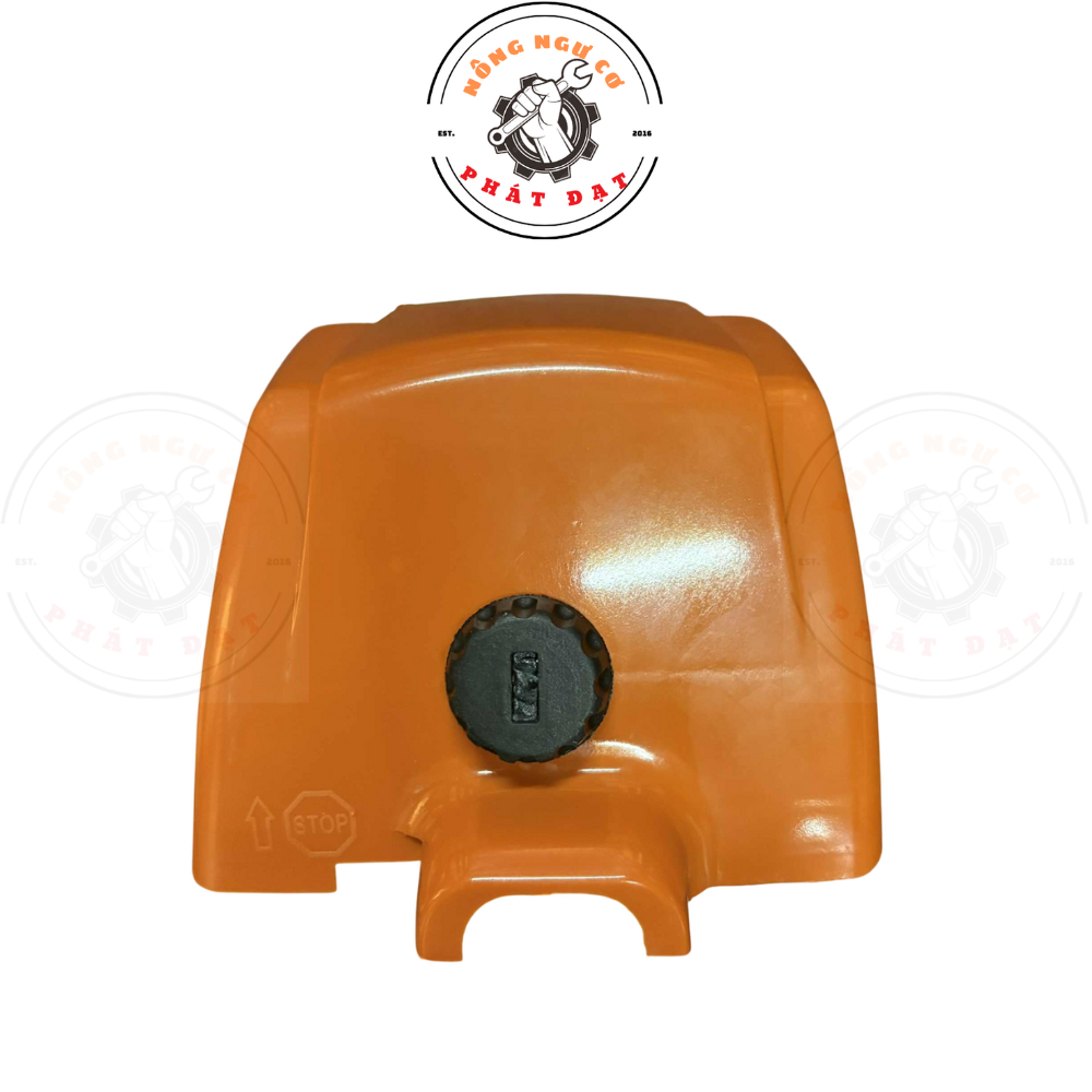 Nắp chụp bô e / Nắp đậy lọc gió cưa STIHL 381, hàng ĐÀI LOAN chính hãng, dày 2li, cứng cáp như zin