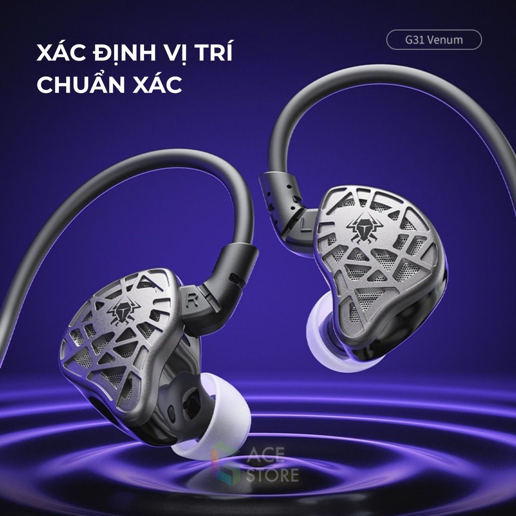 TAI NGHE GAMING PLEXTONE G31 – ÂM THANH ĐỊNH VỊ CHUẨN XÁC – MIC RÕ – JACK 3.5MM – MÓC TAI CHỐNG RƠI | BigBuy360 - bigbuy360.vn