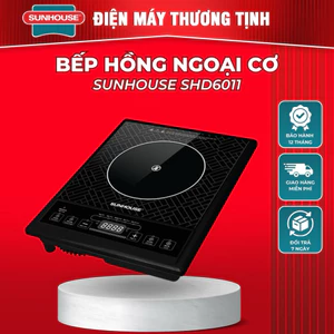 Bếp hồng ngoại cơ Sunhouse 6011 công suất 2000W hàng chính hãng giá rẻ(bao lỗi 1đổi 1)