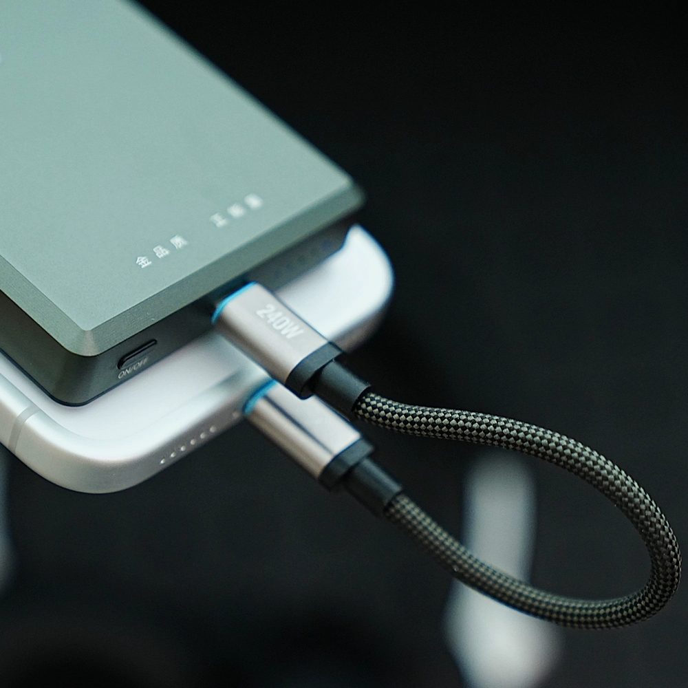 Cáp ngắn RBS / CUKTECH từ tính USB C-C hỗ trợ PD 240W | 15 CM | Chip E-marker/ Cáp dữ liệu 8K C to C Hagibis 20cm | BigBuy360 - bigbuy360.vn
