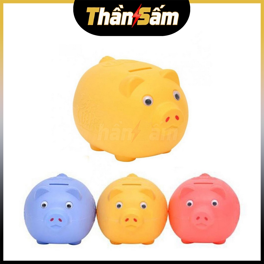 [4 Size] Ống Heo Tiết Kiệm Nhựa Lợn Tiết Kiệm Đựng Tiền Ngộ Nghĩnh Dễ Thương Cho Bé Đồ Chơi Trẻ Em
