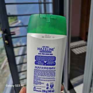 Sữa tắm Hazeline gạo hoa Bưởi chai 350g