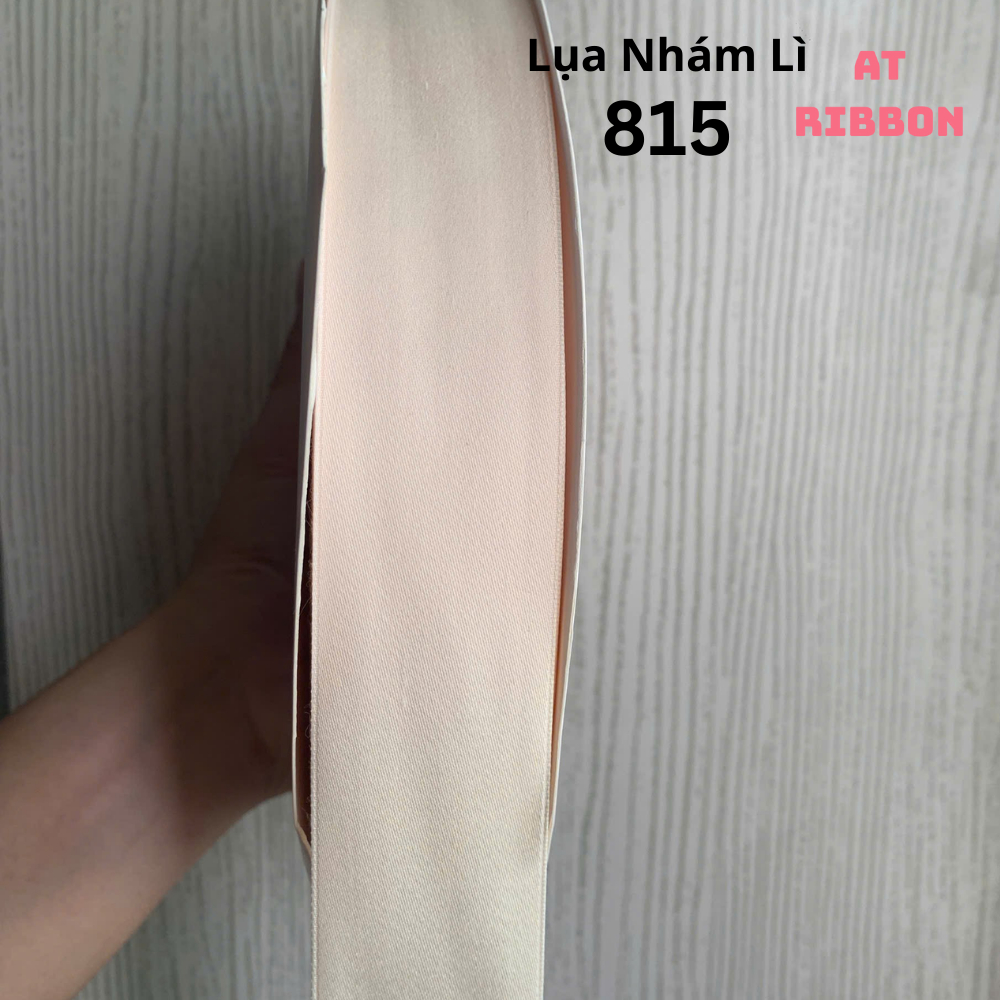Ruy Băng Lụa Nhám Lì YAMA cao cấp dài 9,14 mét mềm mướt, mỏng nhẹ làm đồ Handmade (Tone Trắng Đen)