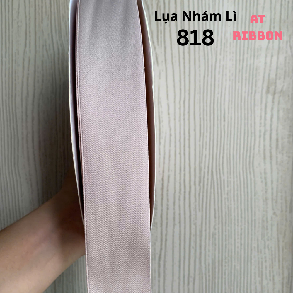 Ruy Băng Lụa Nhám Lì YAMA cao cấp dài 9,14 mét mềm mướt, mỏng nhẹ làm đồ Handmade (Tone Trắng Đen)