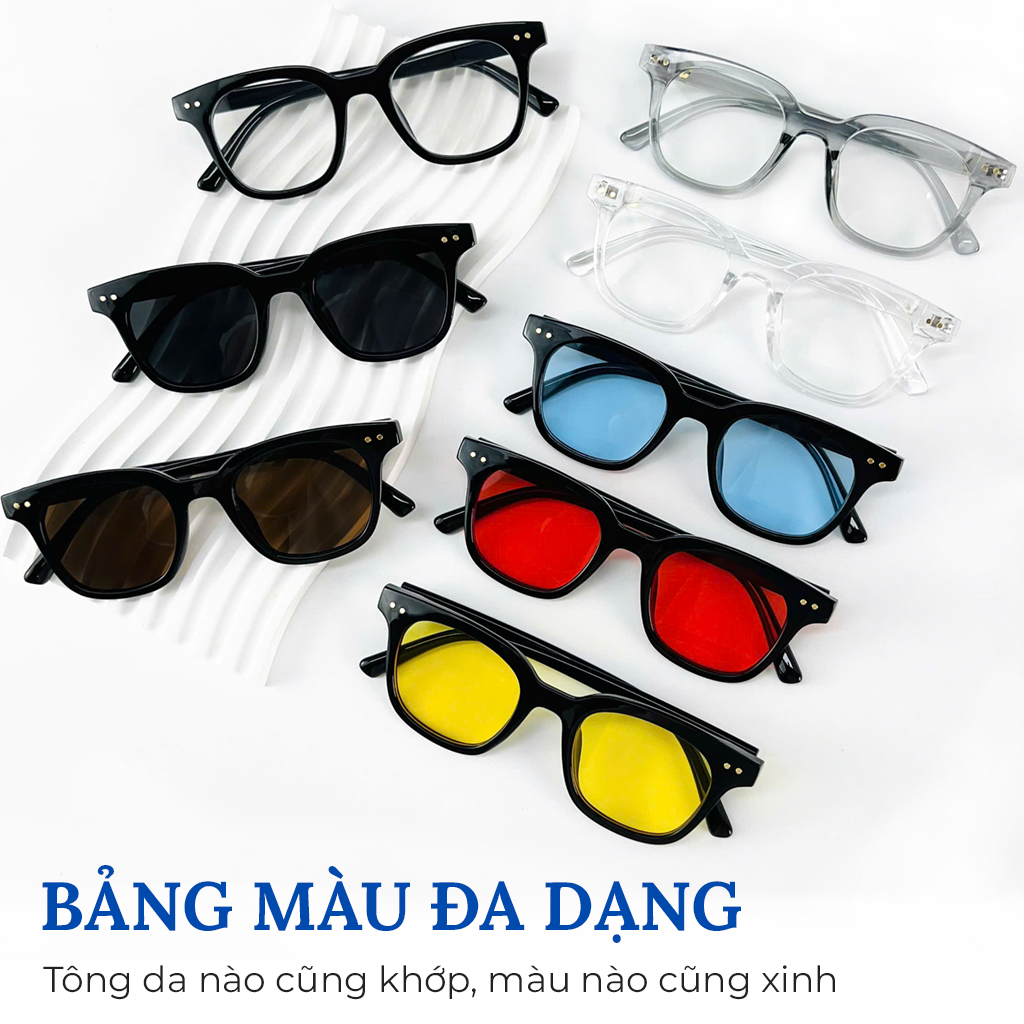 Gọng kính cận nữ nam mắt kính thời trang Hàn Quốc chống tia UV và ánh sáng xanh gọng bền đẹp thay được tròng cận 3331