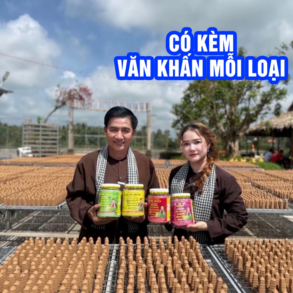 Bán sỉ Hộp Nụ ước nguyện 4 mặt thu hút tài lộc, cải thiện vận may (1 hộp 31 nụ kèm văn khấn)
