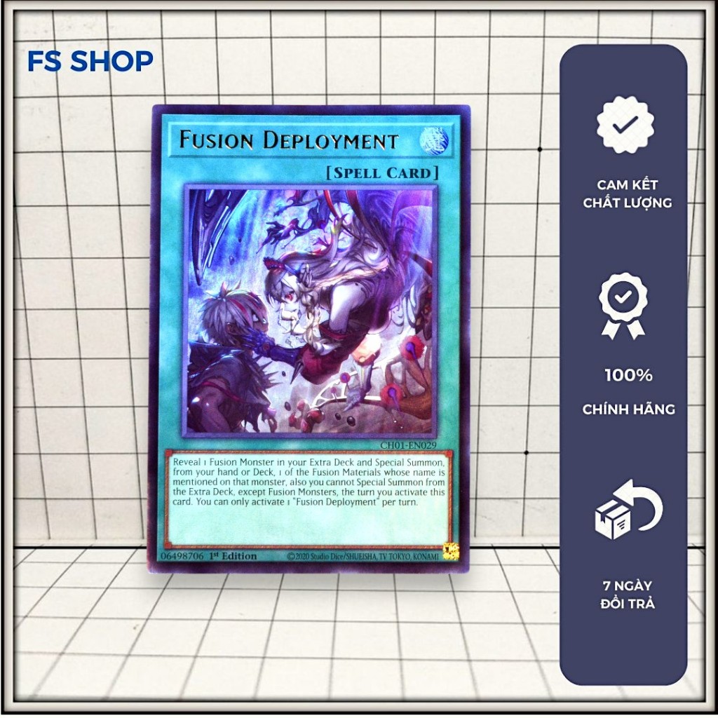 [FS Shop] Thẻ Bài Yugioh Chính Hãng Fusion Deployment – Ultra Rare ...