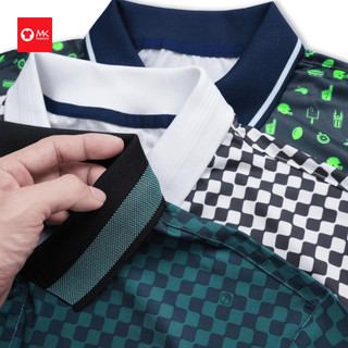 Áo thun polo nam MK Polo Pattern vải thun polyester co giãn 4chiều thoải mái thoáng khí thấm hút tốt
