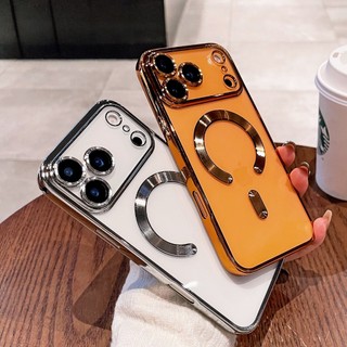 Ốp lưng iPhone mạ điện chống sốc hỗ trợ từ tính bảo vệ camera cho iPhone 11 12 13 14 15 16 17 Pro Max Plus 17 air