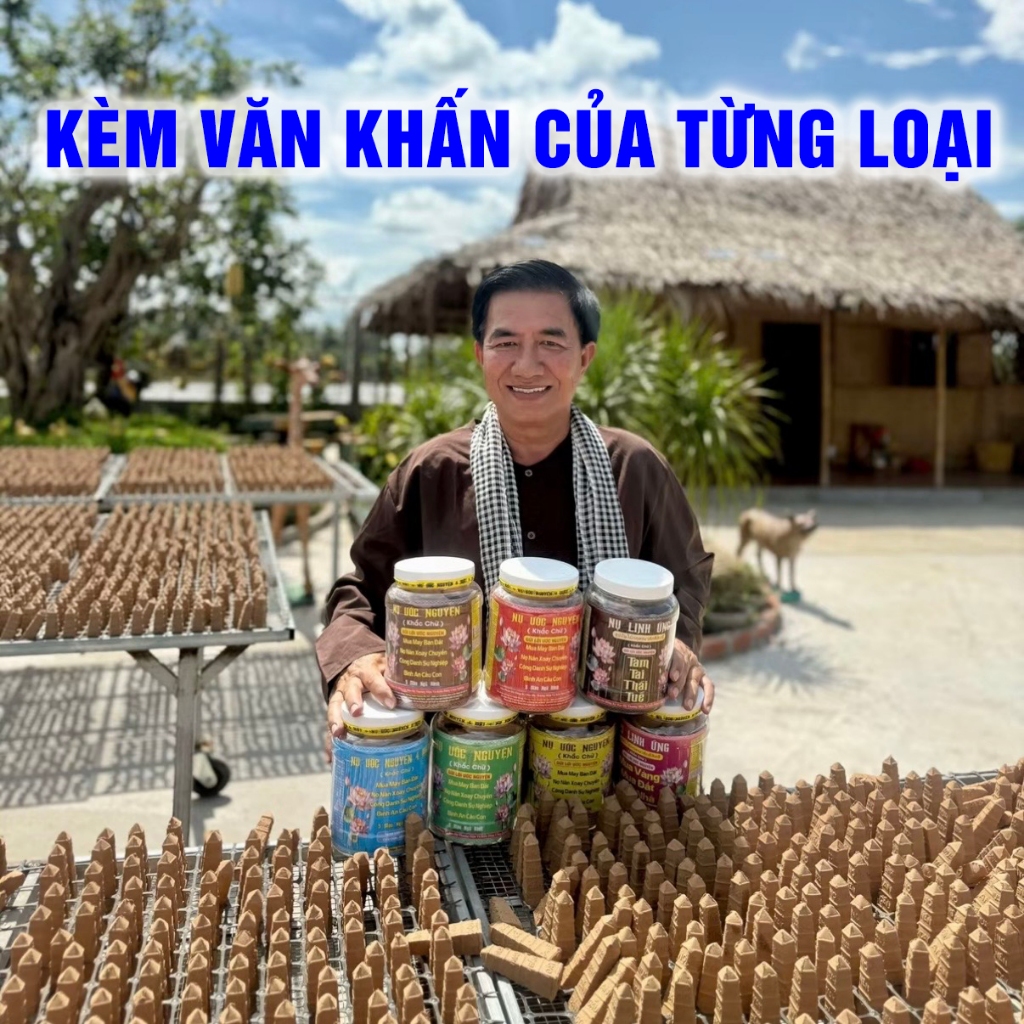 (Tặng văn Khấn) NỤ ƯỚC NGUYỆN 4 MẶT MÀU VÀNG xua đuổi â.m khí, tă.ng dương k.hí thu hút tài lộc, may mắn