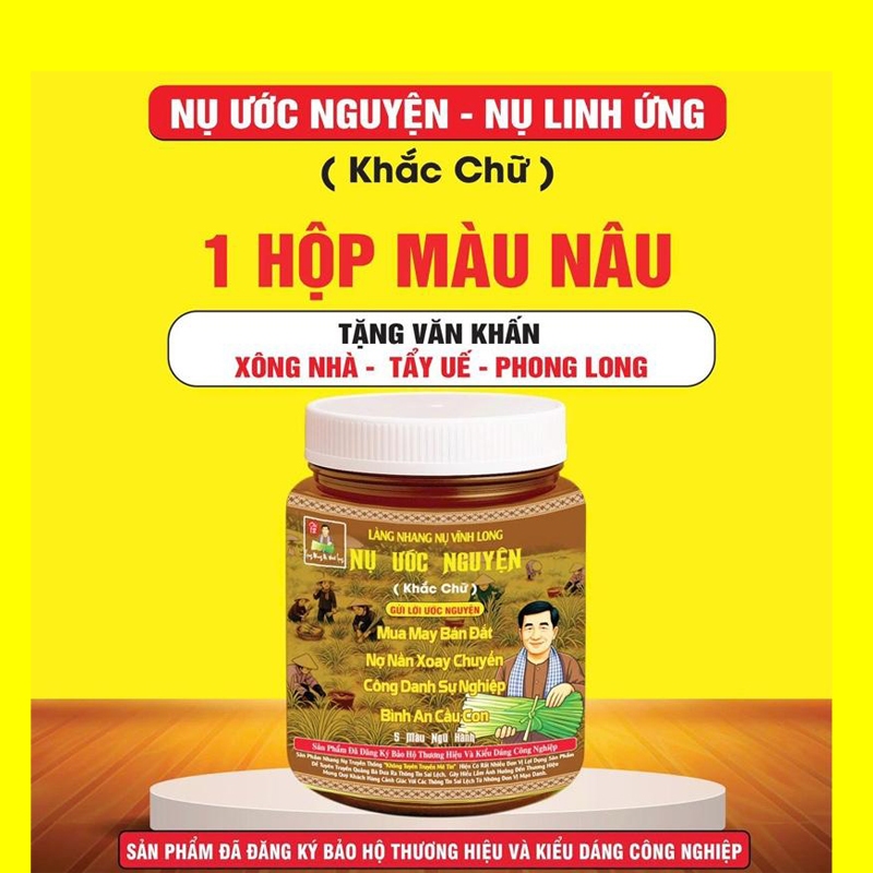 Bán sỉ Hộp Nụ ước nguyện 4 mặt thu hút tài lộc, cải thiện vận may (1 hộp 31 nụ kèm văn khấn)