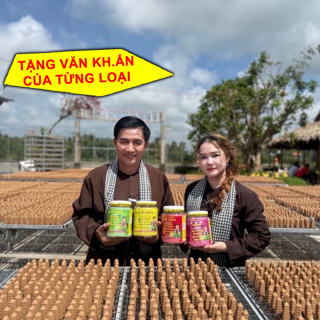 NỤ ƯỚC NGUYỆN Khắc Chữ 4 MẶT -  1 hộp có 30 Nụ - Tặng Kèm Văn Khấn Trên Mỗi Hộp
