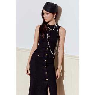 [New12] Đầm Dài Sleeveless Knit Button Siêu Tôn Dáng Sang Trọng Lịch Thiệp, WDD090  SOME HOW STORE