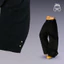 Quần Dài Ống Rộng Form Baggy Coccoon, Gấu Quần Bản To - | BLACK | Vải Khaki Đan