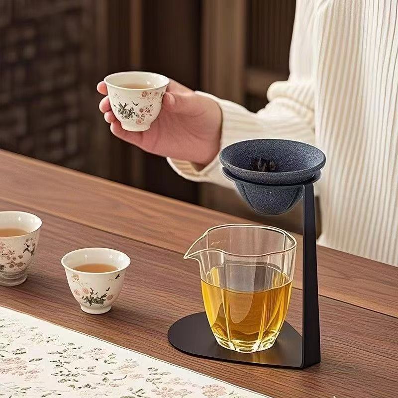 【Không có lỗ】Lọc trà gốm xốp nano sạch không cặn trà, tăng hương vị ngọt ngào
