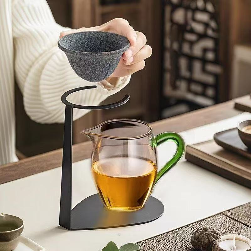【Không có lỗ】Lọc trà gốm xốp nano sạch không cặn trà, tăng hương vị ngọt ngào