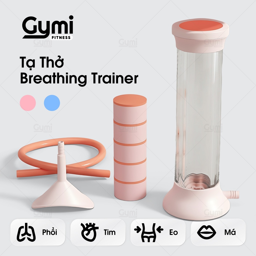 Tạ Tập Thở Chuyên Dụng - Dụng Cụ Tăng Dung Tích Phổi, Điều Chỉnh Kháng Lực Luyện Hô Hấp - TaTho
